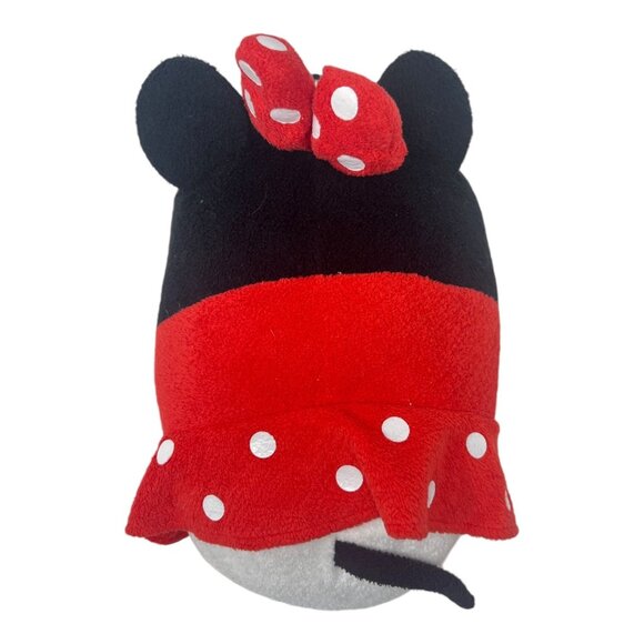 Disney Tsum Tsum Minnie Mouse Plush Stuffed Animal Toy Red Black Polka-dots - Picture 8 of 9